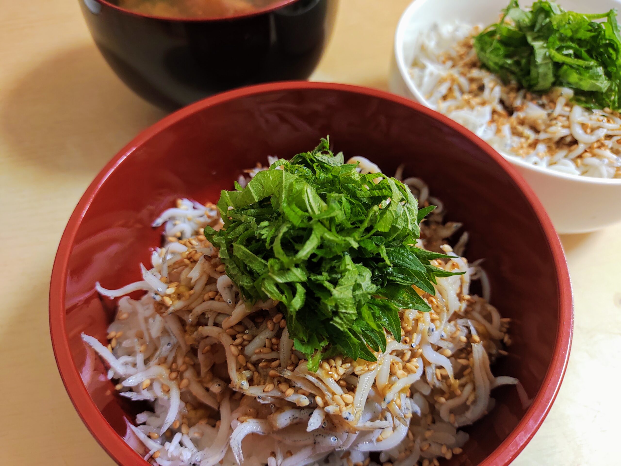 ５分で完成 混ぜるだけ さっぱりタレのシラス丼 さちめし